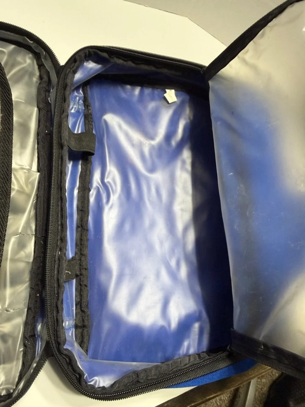 Blue Men's Compact Travel Briefcase Bag